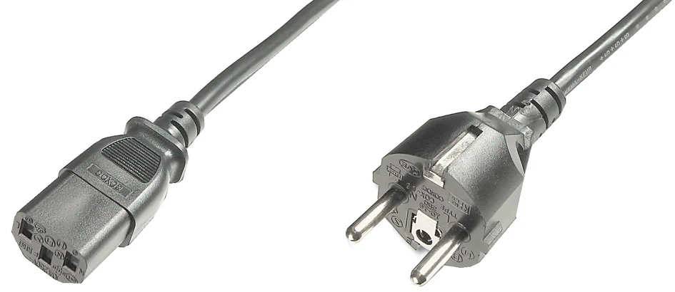 DIGITUS Câble d'alimentation, contact de sécurité-C13, 1,8m - OEM AK-440101-018-S