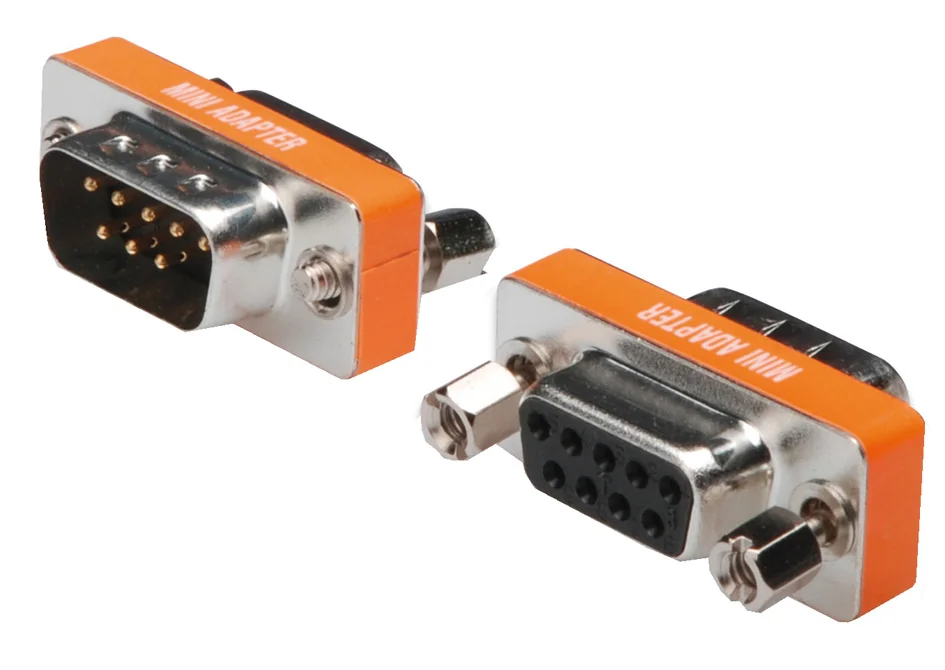 DIGITUS Adaptateur null modem, Sub-D 9 broches, mâle-femelle - OEM AK-610513-000-I
