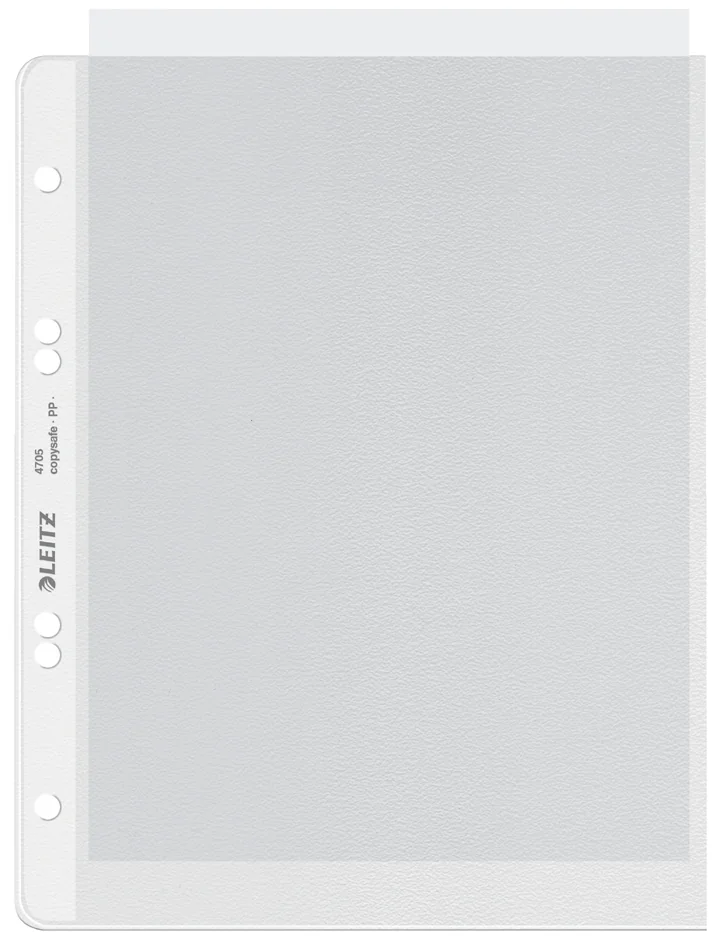 LEITZ Pochette perforée extra solide, PP, grainé, 0,13 mm - OEM 4705-00-03