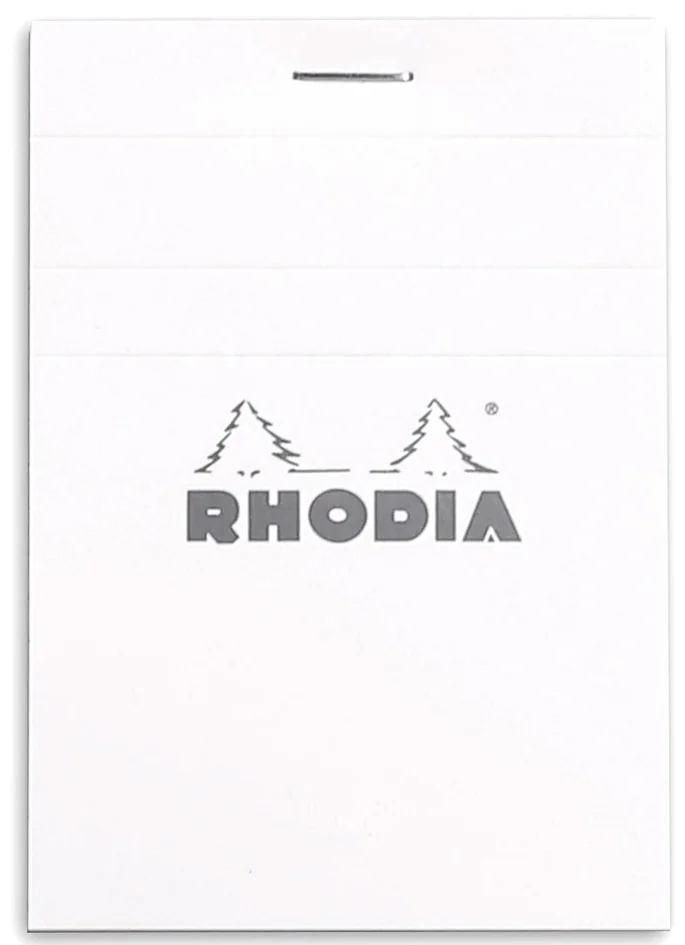 RHODIA Bloc agrafé No. 11, format A7, quadrillé 5x5, blanc - OEM 11201C