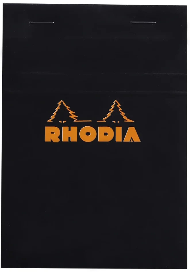 RHODIA Bloc agrafé No. 13, format A6, quadrillé 5x5, orange - OEM 13200C