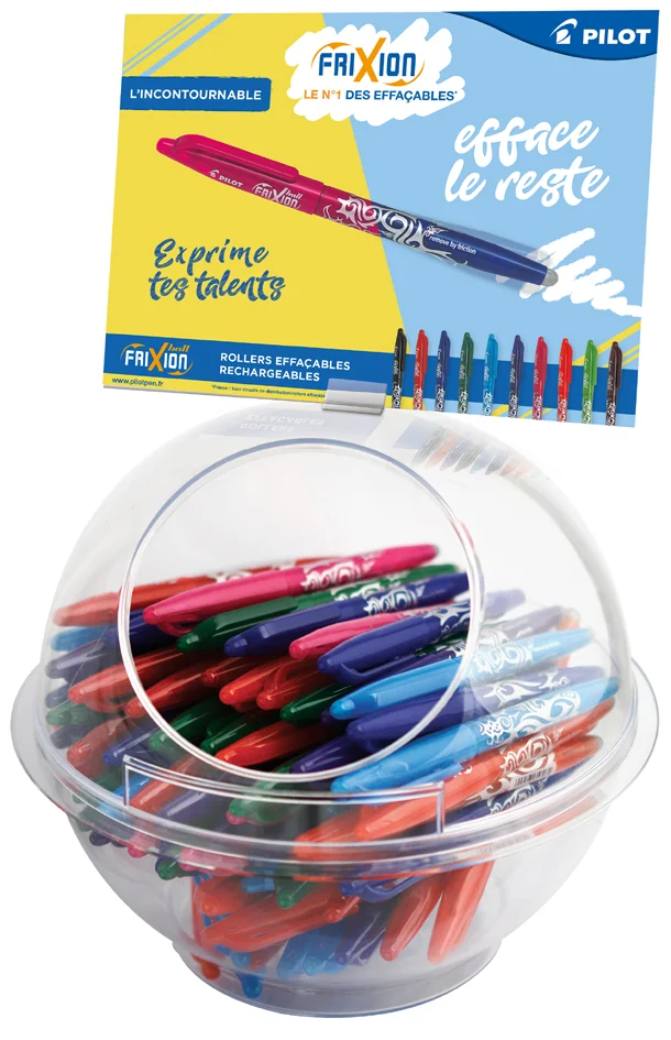 PILOT Stylo roller FRIXION BALL 07, présentoir de 108 pièces - OEM 503507