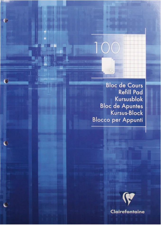 Clairefontaine Bloc de cours, A4, séyès, 200 pages - OEM 5819C