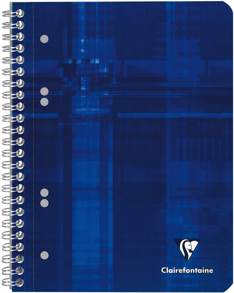 Clairefontaine Cahier spiralé, A5, ligné 8 mm, 160 pages - OEM 8576C