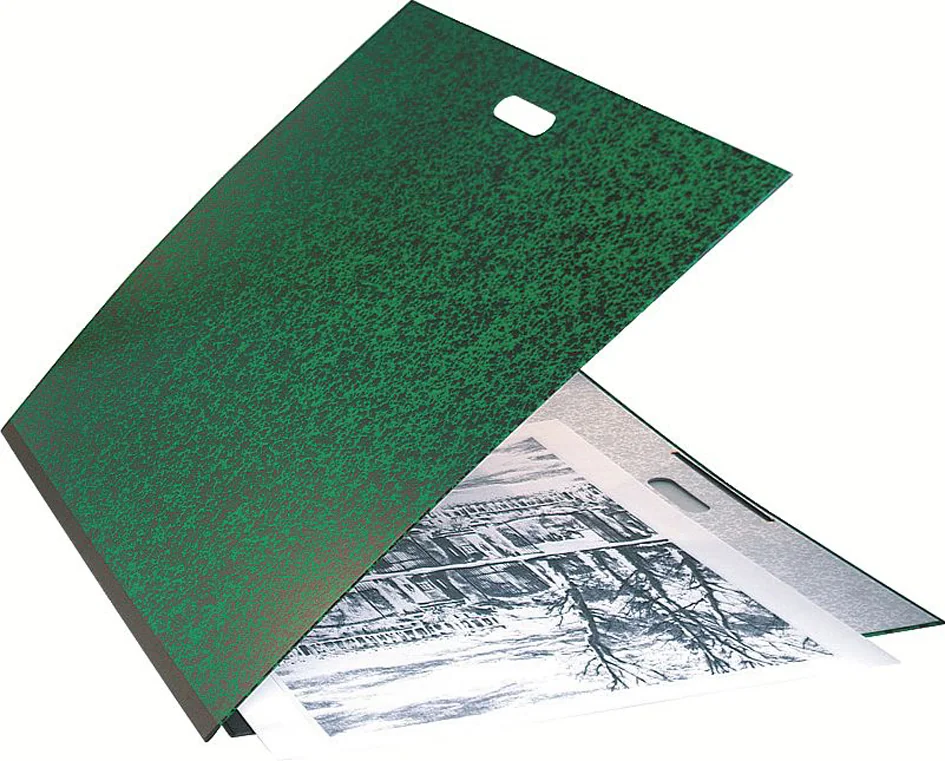 EXACOMPTA Carton à dessin, 590 x 720 mm, carton, vert / noir - OEM 542900E