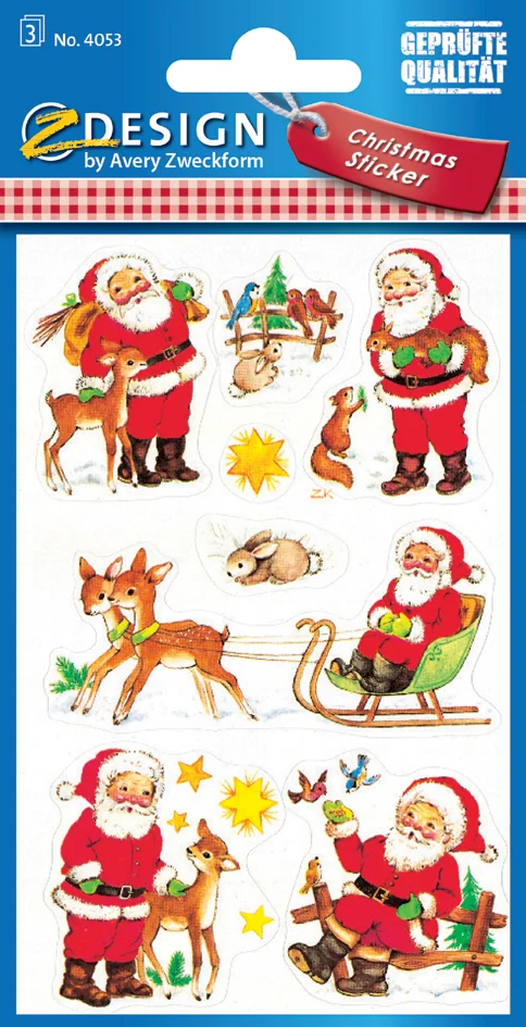 AVERY Zweckform ZDesign sticker Noel 'Arbres de Noel' - OEM 52401