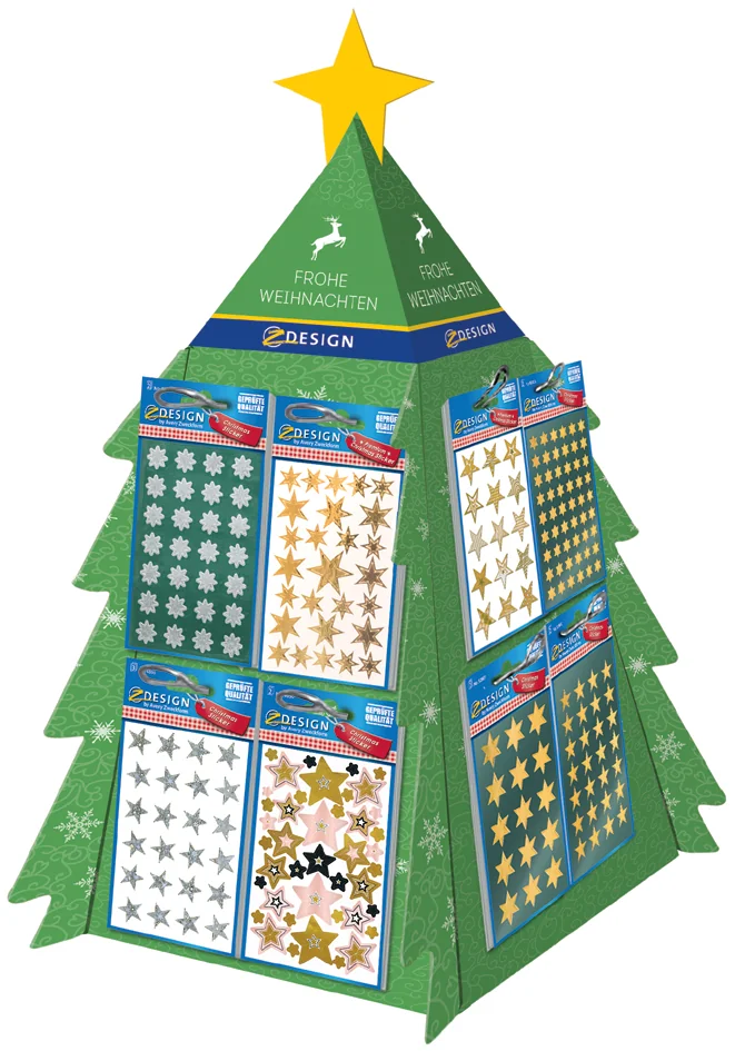 AVERY Zweckform ZDesign Stickers de Noël dans un présentoir - OEM 53013