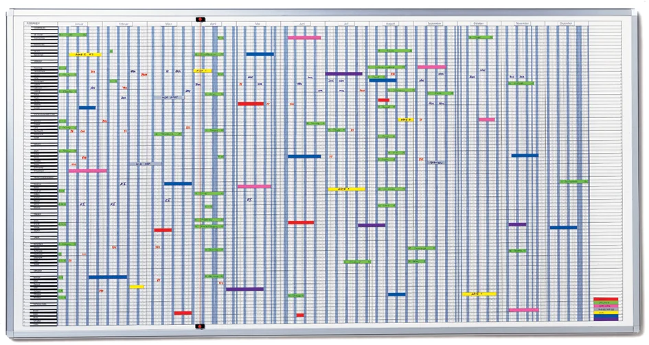 FRANKEN Tableau planning JETPLANER, 12 mois, 1.930 x 1.000mm - OEM SJP1990