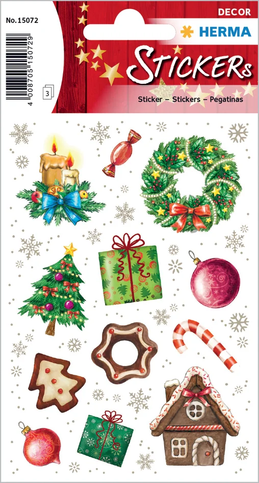HERMA Sticker de Noël DECOR 'Forêt à Noël' - OEM 15262