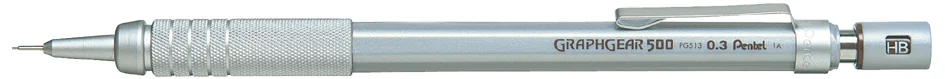 Pentel Porte-mines GRAPHGEAR 500, diamètre de mines: 0,3 mm - OEM PG513-E