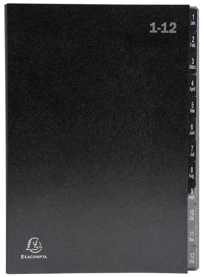EXACOMPTA Trieur numérique, A4, 1-31, 32 compartiments, noir - OEM 57032E