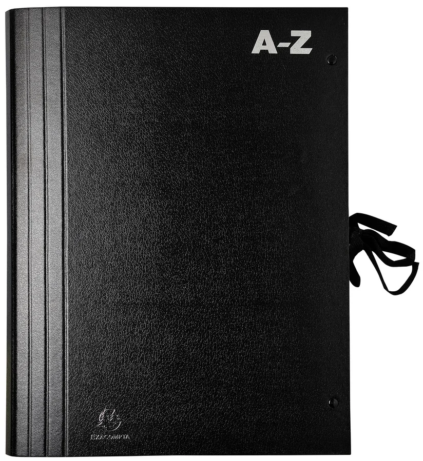 EXACOMPTA Trieur accordéon A-Z, pour format A4, noir - OEM 61550B