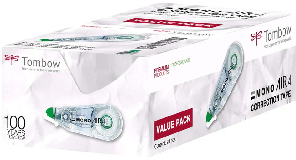 TOMBOW Rouleau correcteur 'MONO air', présentoir de 20 - OEM CT-CA4-20