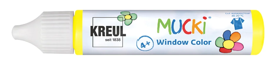 KREUL Window Color Pen 'MUCKI', marron foncé, 29 ml - OEM 24416