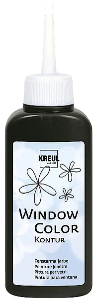 KREUL Window Color Peinture de contours, incolore, 80 ml - OEM 42776