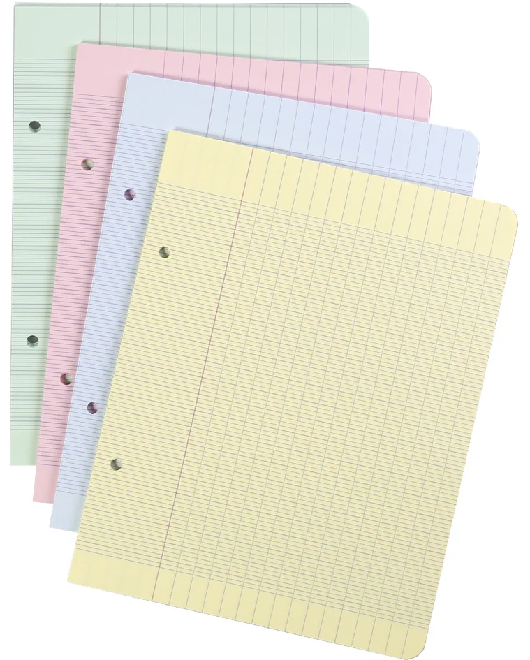 Clairefontaine Feuillets mobiles perforés couleur, A4, séyès - OEM 17511C