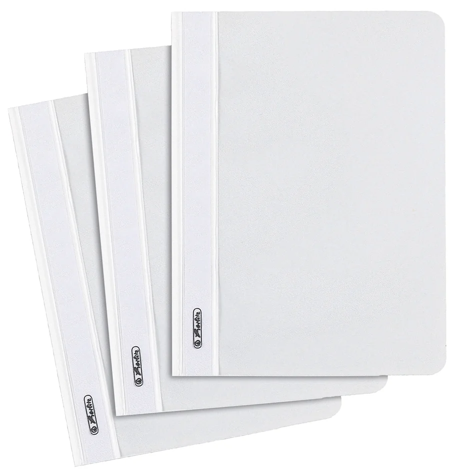 herlitz Chemise à lamelle, A5, en film PP, blanc - OEM 400139371
