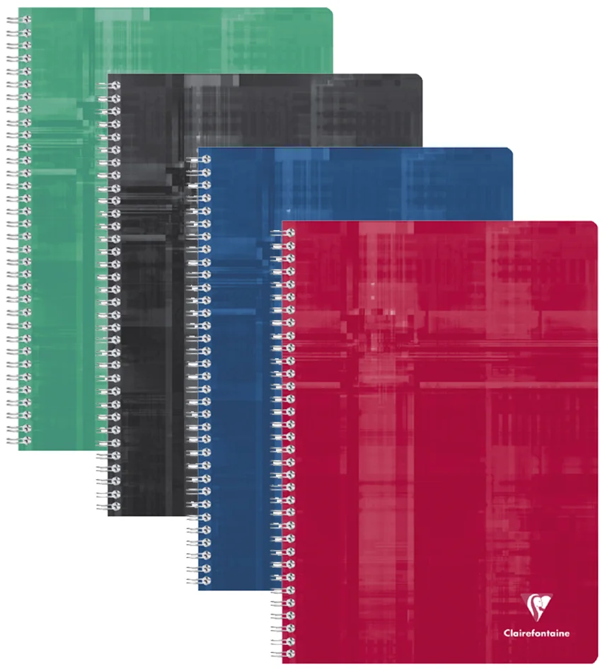 Clairefontaine Cahier à spirale, A4, Seyès, 360 pages - lot de 3 - OEM 8181C