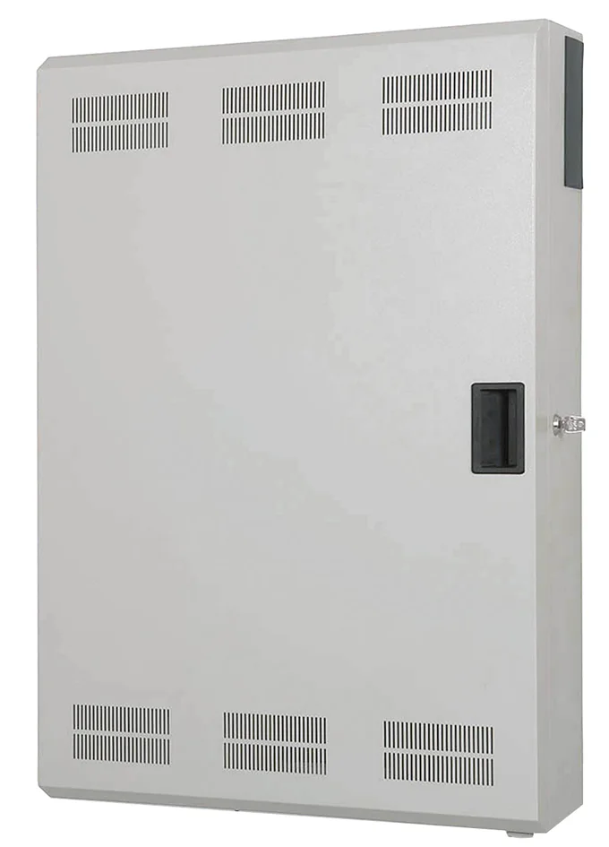 DIGITUS Coffret mural Slim, 3U, gris clair (RAL7035) - OEM DN19 WM-3H3V-SL