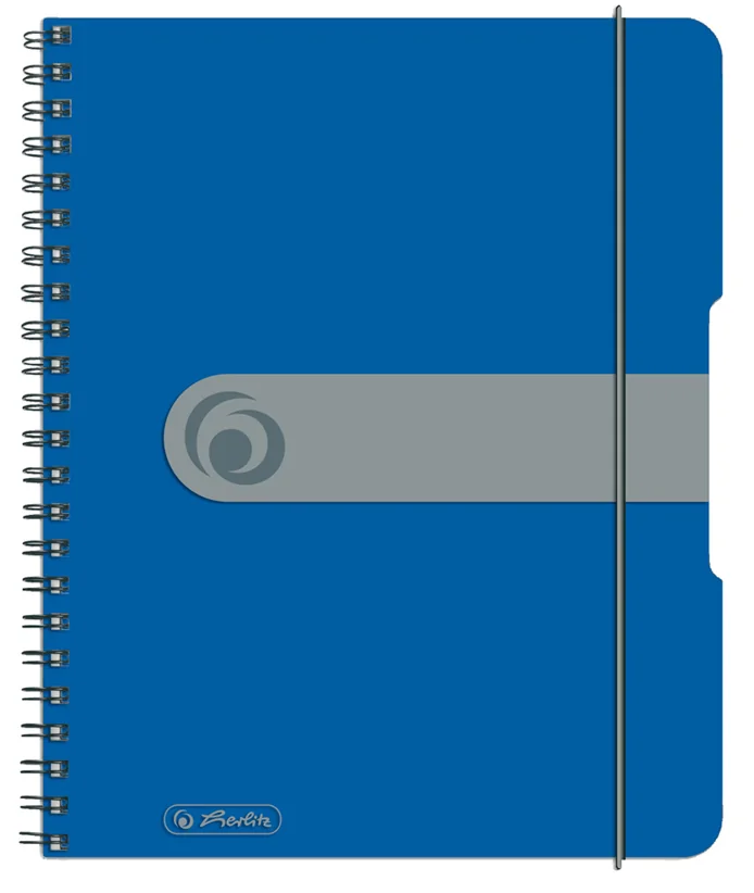 herlitz Cahier à spirales easy orga to go, A5, bleu - OEM 300003233