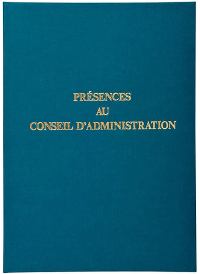 EXACOMPTA Registre 'Présences au Conseil d'Administration' - OEM 71E