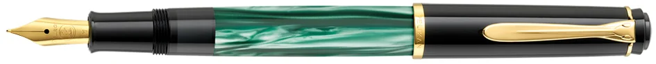 Pelikan Stylo plume M 200, vert marbré, taille de plume: F - OEM 100436179