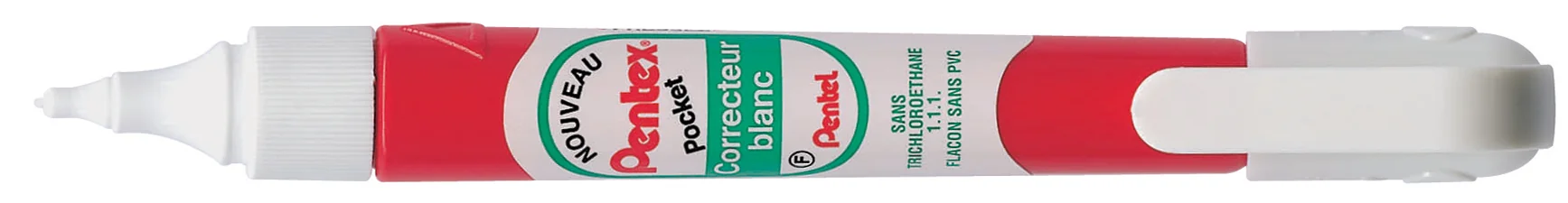 Pentel Stylo correcteur Pentex Pocket ZLC21W, blanc - OEM ZLC21W