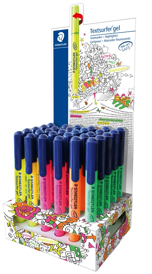 STAEDTLER Surligneur 'Textsurfer gel', présentoir de 30 - OEM 264 CA30