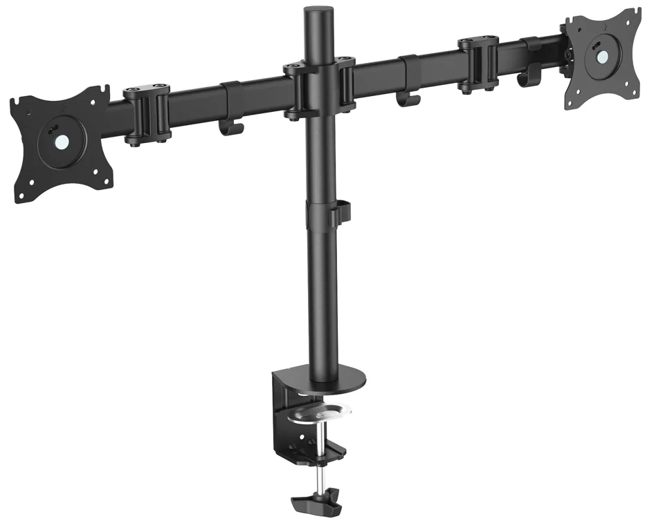 DIGITUS Support double écran universel, fixation par serrage - OEM DA-90349