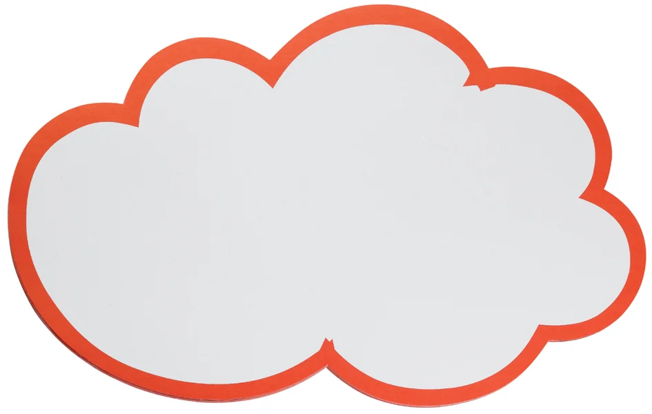 FRANKEN Symbole de notation 'nuage', autocollant, 150x230mm - OEM MKS51