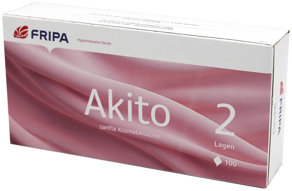 Fripa Mouchoirs cosmétiques Akito, 2 couches, extra blanc - OEM 6011107