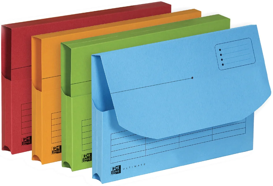 Oxford Pochette document à rabat ULTIMATE, A4, assorti - lot de 25 - OEM 100330167