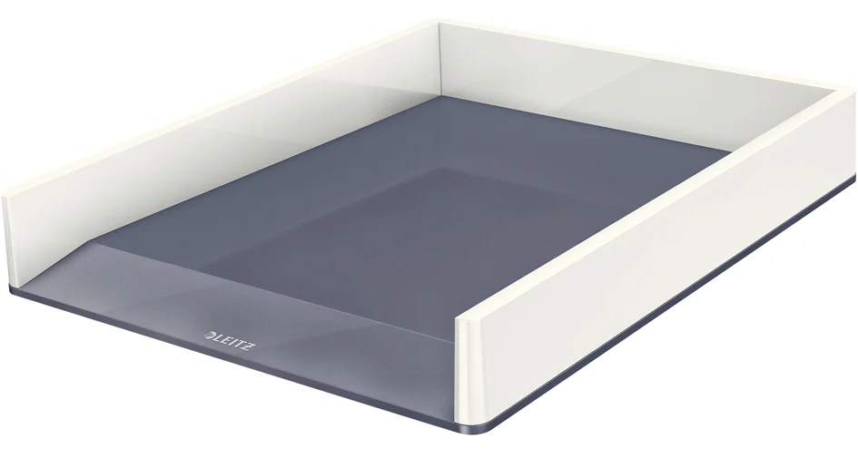 LEITZ Corbeille à courrier WOW Duo Colour, A4, blanc - OEM 5361-10-01