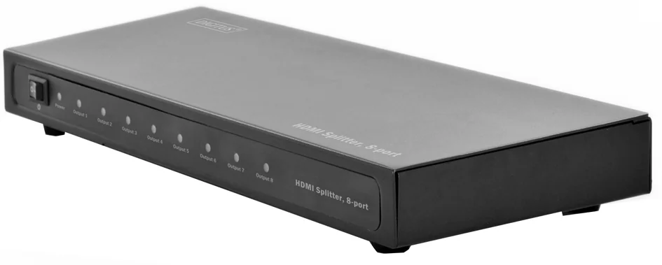 DIGITUS HDMI Video Splitter, 8 ports, boîtier métallique - OEM DS-43302