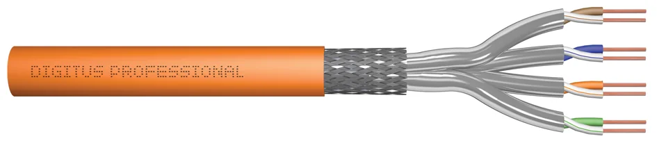 DIGITUS câble d'installation cat. 7, S/FTP, 100 m anneau - OEM DK-1743-VH-D-1