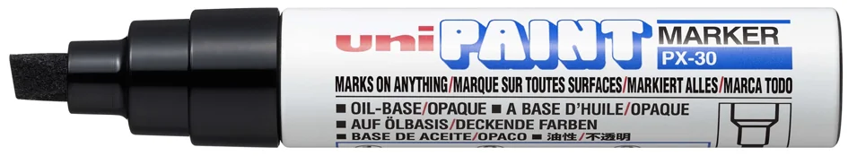 uni-ball Marqueur permanent PAINT PX30, noir - OEM PX30 N – Image 4