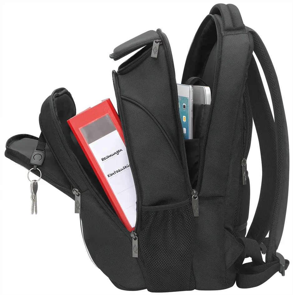 WEDO Sac à dos Business, 2 compartiments de protection, noir - OEM 59 7601 – Image 2