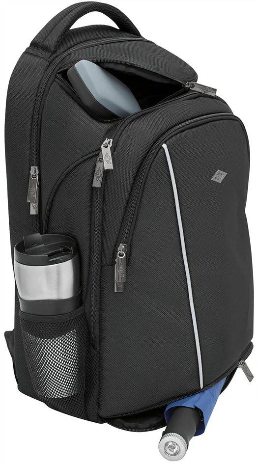 WEDO Sac à dos Business, 2 compartiments de protection, noir - OEM 59 7601 – Image 3