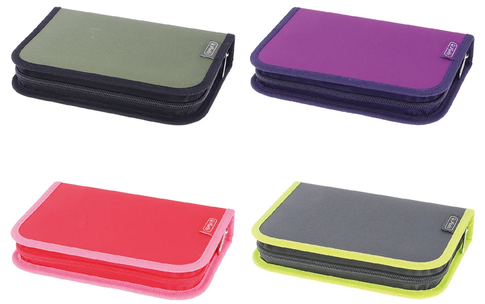 herlitz Etui scolaire, 25 pièces, couleurs assorties - lot de 4 - OEM 300000821