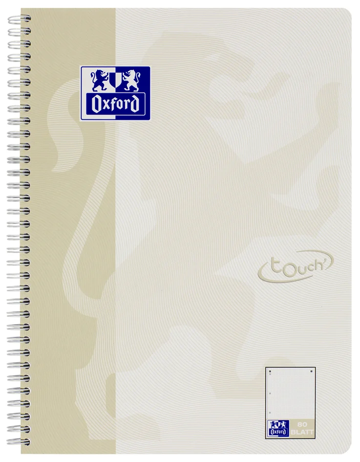 Oxford Cahier Touch, A4+, ligné, 160 pages, corail - OEM 400086493