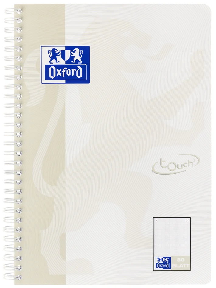 Oxford Cahier Touch, B5, quadrillé, 160 pages, bleu mer - OEM 400086488