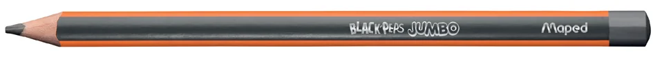 Maped Crayon de papier BLACK'PEPS JUMBO, degré de dureté: HB - OEM 854021