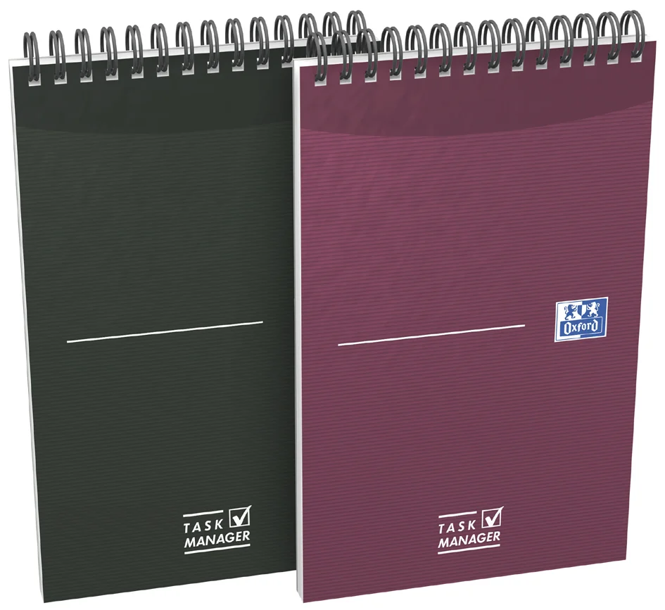 Oxford Bloc-notes à spirale Office 'Task Manager', 125x200mm - OEM 400055727