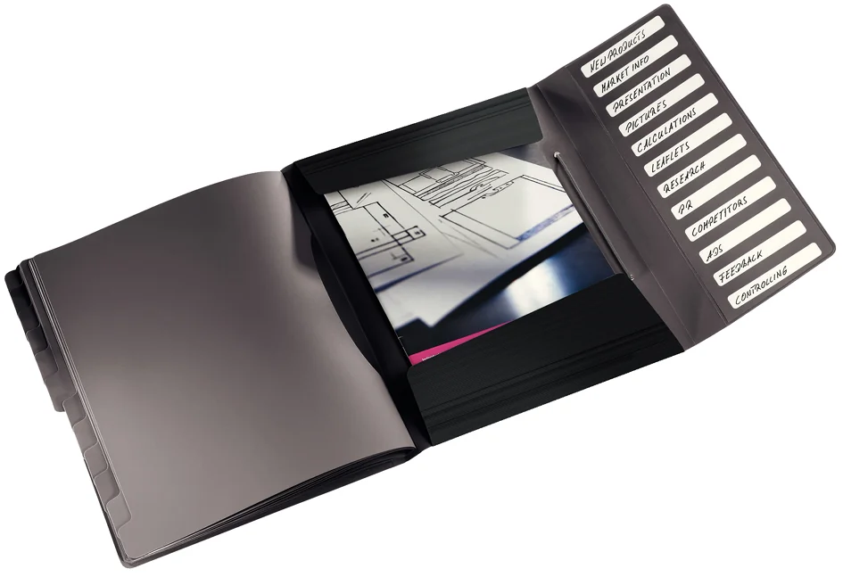 LEITZ Trieur Solid, A4, PP, 6 compartiments, vert clair - OEM 4569-10-50 – Image 7