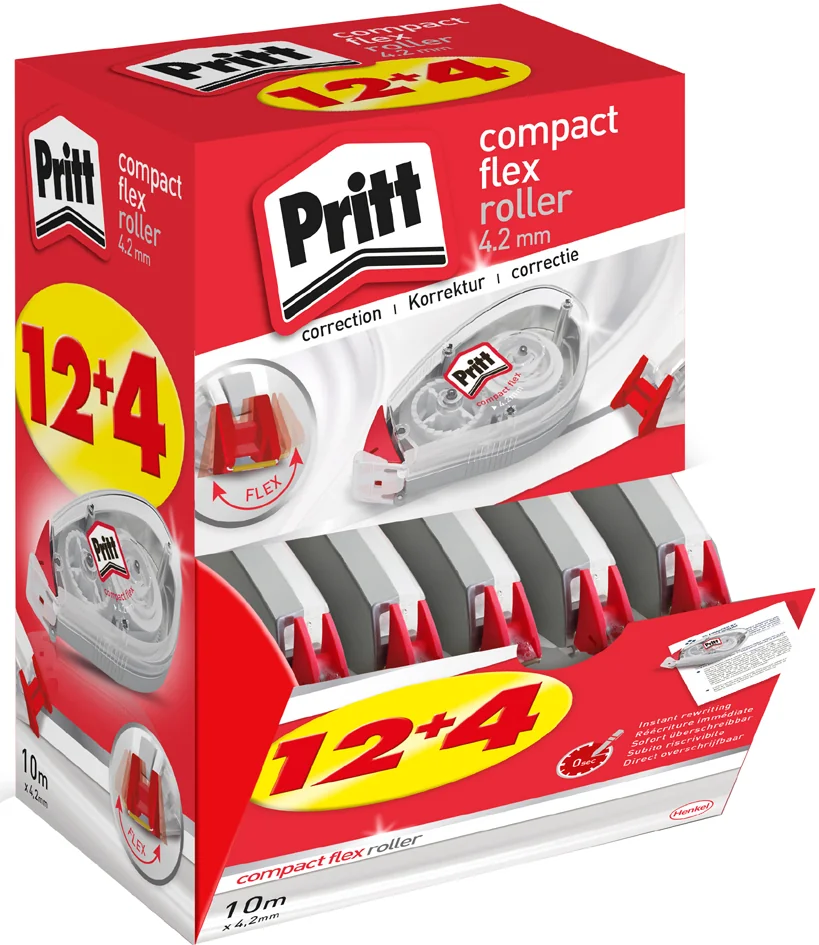 Pritt roller correcteur Compact Flex, multi pack 16 - OEM PCK4M