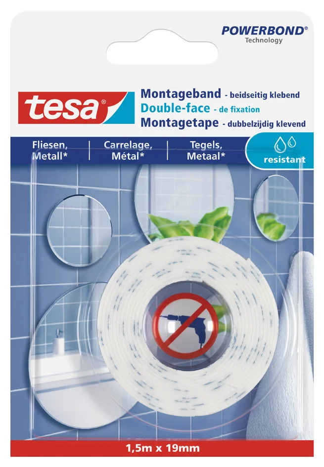 tesa Adhésif double face de montage Powerbond pour carrelage - OEM 77745-00000-00