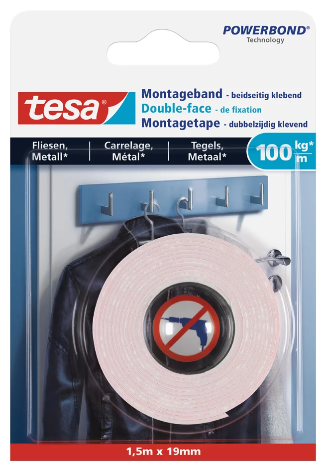 tesa Adhésif double face de montage Powerbond pour carrelage - OEM 77747-00000-00
