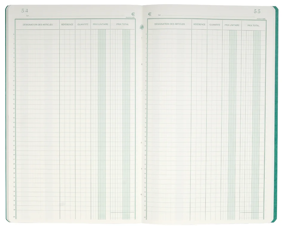 EXACOMPTA Piqûre 'Livre d'inventaire', 80 pages - OEM 7400E
