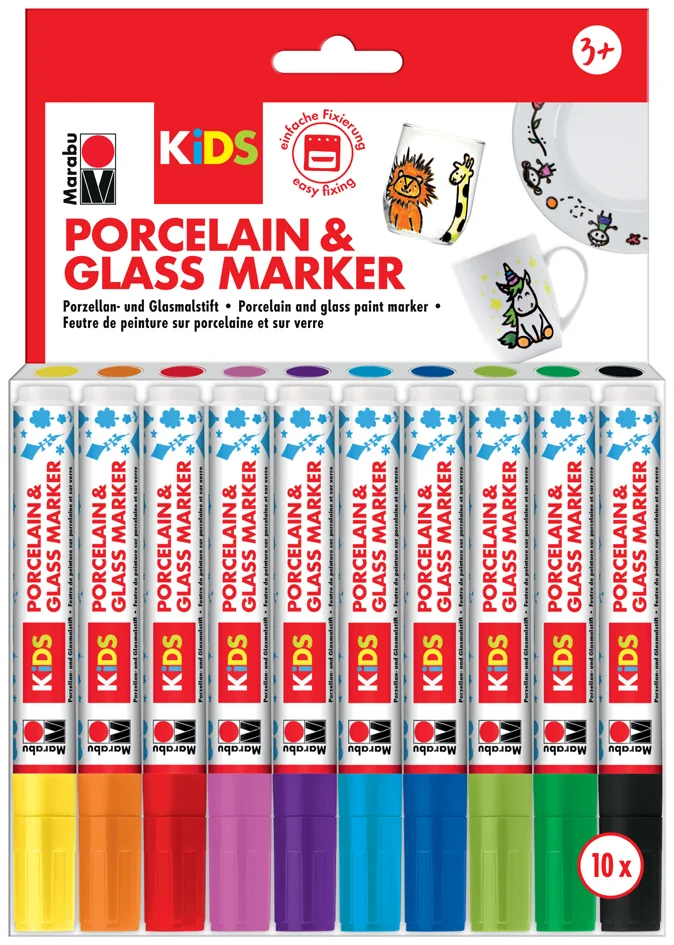 Marabu Marqueur 'Porcelaine & verre KIDS', MEGA FUN - OEM 0125000000084