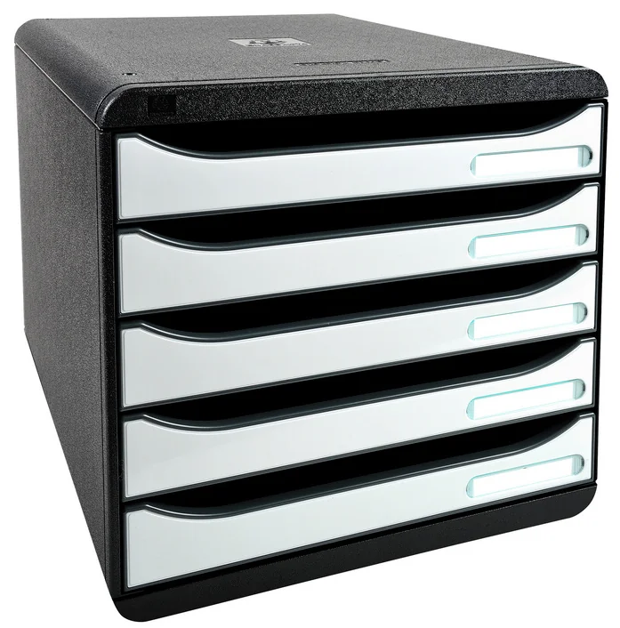 EXACOMPTA Module de classement BIG-BOX PLUS, 5 tiroirs, noir - OEM 3097214D
